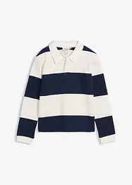 Polo-Sweatshirt aus reiner Bio-Baumwolle, bonprix