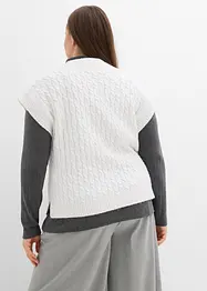 Pullunder mit Zopfmuster, bonprix