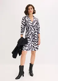 Wickelkleid aus fließendem Satin, bonprix