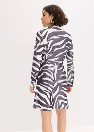 Wickelkleid aus fließendem Satin, bonprix
