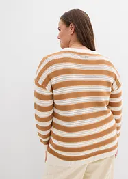 Oversize-Pullover aus reiner Baumwolle, bonprix