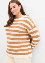 Oversize-Pullover aus reiner Baumwolle, bonprix