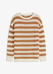 Pull oversize 100% coton, bonprix