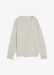 Pull en fine maille à boutons asymétriques, bonprix