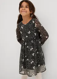 Robe évasée en mousseline, bonprix