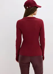 Pull doux en fine maille, viscose majoritaire, bonprix