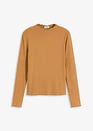 Figurbetontes Rippshirt, bonprix