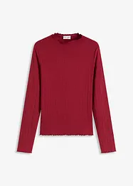 Figurbetontes Rippshirt, bonprix
