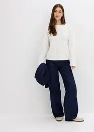 Pull à motif torsadé, bonprix