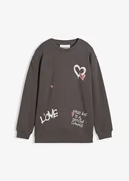 Sweat-shirt 100% coton, bonprix