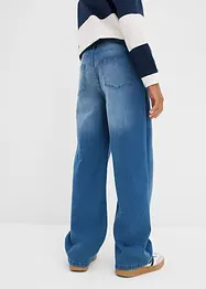 Loose-Fit Jeans mit verstellbarem Bund, Straight, bonprix
