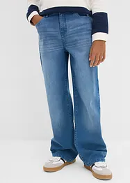 Loose-Fit Jeans mit verstellbarem Bund, Straight, bonprix