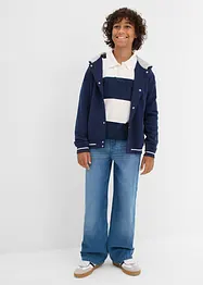 Loose-Fit Jeans mit verstellbarem Bund, Straight, bonprix