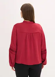 Oversize-Bluse mit Verzierungen, bonprix