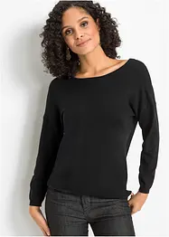 Feinstrickpullover aus Viskose-Mix, bonprix