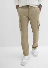 Regular Fit Cargohose aus reiner Baumwolle, Straight, bonprix