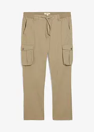 Regular Fit Cargohose aus reiner Baumwolle, Straight, bonprix