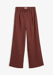 Pantalon ample, aspect laine, bonprix