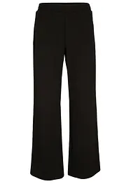 Pantalon large en viscose mélangée à taille élastiquée, bonprix