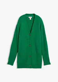 Grobstrickjacke aus weichem Wollmix, bonprix