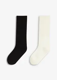 Kuschelsocken mit breitem Umschlag (2er Pack), bonprix