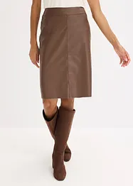 Jupe crayon enduite, bonprix