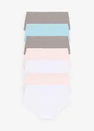 Lot de 7 culottes en coton doux avec nœud en satin, bonprix