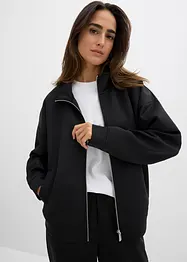 Jacke in Scuba Qualität mit Reißverschluss, bonprix