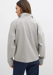 Jacke in Scuba Qualität mit Reißverschluss, bonprix