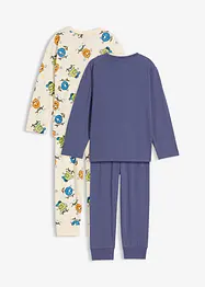 2 pyjamas 10% coton, bonprix