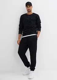 Sweatshirt in gewaschener Optik aus reiner Bio-Baumwolle, bonprix
