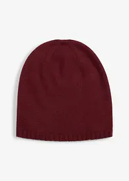 Bonnet en fine maille de laine mérinos, bonprix