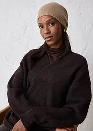 Bonnet en fine maille de laine mérinos, bonprix