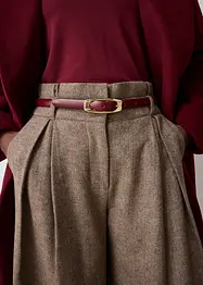 Ceinture fine en cuir, bonprix