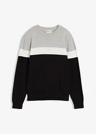Pull en fine maille 100% coton, bonprix