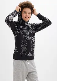 Sweat à capuche en matière douce, bonprix