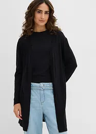 Gilet long en maille, ouvert, bonprix