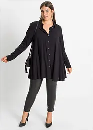 Bluse mit Perlenknopfleiste, bonprix