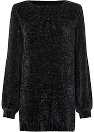 Pull long en maille chenille, bonprix