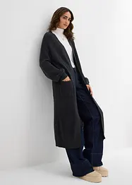 Longstrickjacke mit überschnittener Schulter, bonprix
