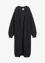 Longstrickjacke mit überschnittener Schulter, bonprix