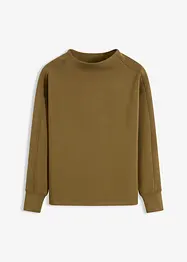 Oversize Sweatshirt aus weichem Scuba, bonprix