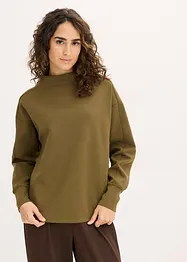 Oversize Sweatshirt aus weichem Scuba, bonprix