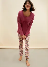 Pyjama aus reiner Bio-Baumwolle, bonprix