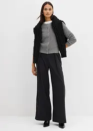 Pantalon évasé à pinces, bonprix