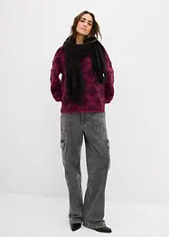 Pull en maille boxy, bonprix