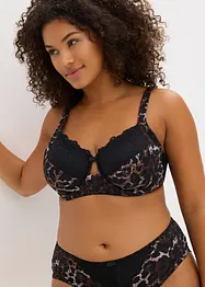 Soutien-gorge à armatures, bretelles rembourrées et dentelle délicate, bonprix