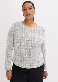 Gilet en maille bouclette, bonprix