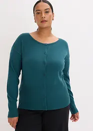 Feinstrickjacke aus fließendem Viskose-Mix, bonprix