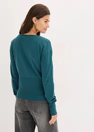 Feinstrickjacke aus fließendem Viskose-Mix, bonprix